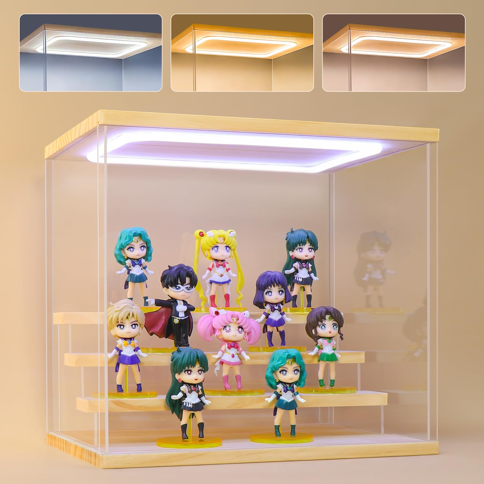 Amazon.com: Clear Acrylic Display Case for Action Figure Pop mart